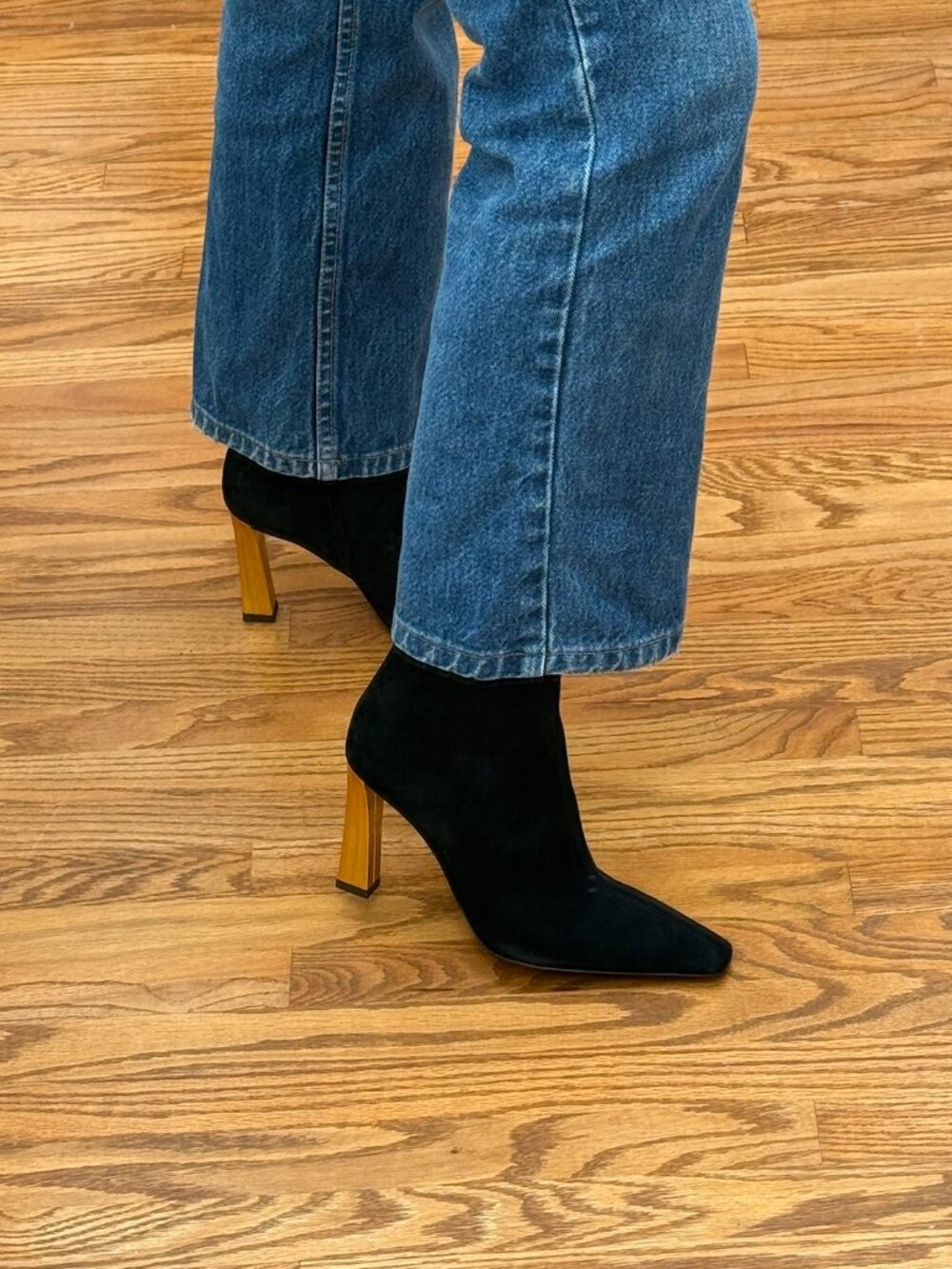 Giuseppe Zanotti Brenda Suede Ankle Boots Black 38 / US 8 New w Box 90mm Heel